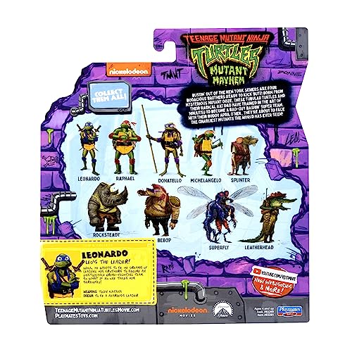 Teenage Mutant Ninja Turtles: Mutant Mayhem 4.5” Leonardo Basic Action  Figure by Playmates Toys: Buy Online at Best Price in Egypt - Souq is now