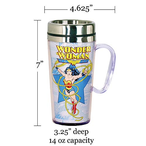 Spoontiques - Stainless Steel Travel Mug with Handle - 18 oz Capacity - Betty  Boop Stainless Travel Mug - Atharva