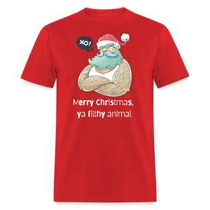 Merry Christmas Classic T-Shirt - red