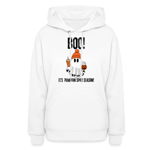 Pumpkin Spice Season Women's Hoodie | BOO! - white