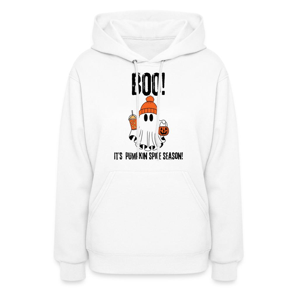 Pumpkin Spice Season Women's Hoodie | BOO! - white