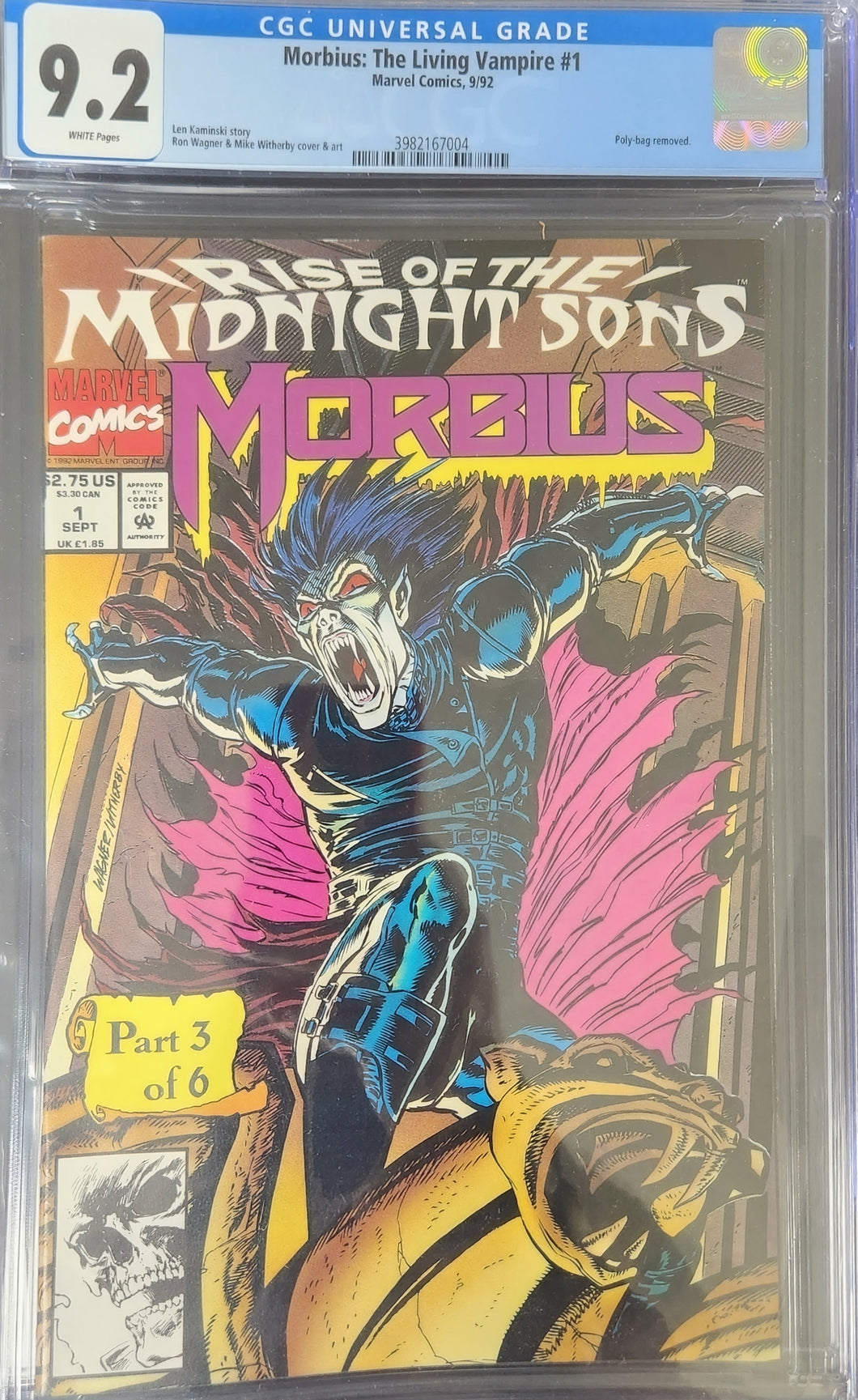 Morbius: The Living Vampire #1 CGC 9.2