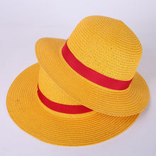 Anime Luffy Anime Cosplay Straw Boater Beach Hat Halloween Sun Hat