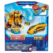 Transformers One Robot Battlers Bumblebee (B-127) 4.5-Inch Robot Action Figure, Interactive Toys for Boys and Girls Ages 6 and Up