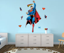 Superman Movable Vinyl DIY Wall Art Stickers Set - Walls, Windows, Doors