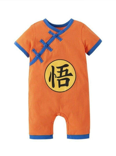 Toddler Kid Baby Boy Girl Goku Dumpling One Piece Jumpsuit Romper Clothes