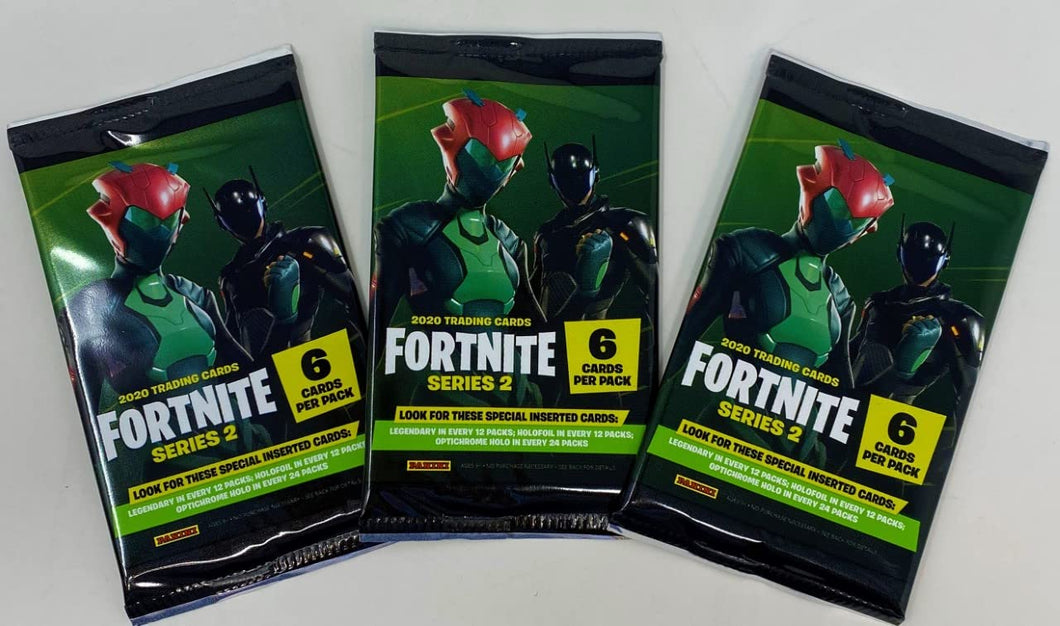 2020 FORTNITE Series 2 Trading Cards 3-Pack Retail Lot 6 Cards Per Pack 18 Cards total Superior Sports Investments