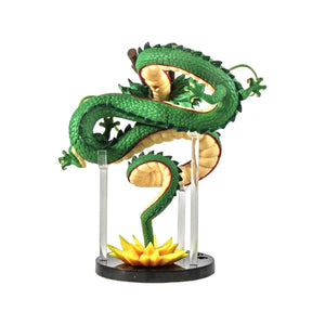 Resin Shenron Figure Dragon Shenlong Statue Set + 3.6cm Crystal Balls + Shelf with Gift Box