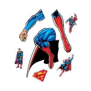 Superman Movable Vinyl DIY Wall Art Stickers Set - Walls, Windows, Doors