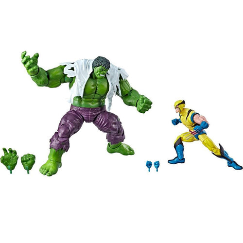 Marvel Legends 80th Anniversary Wolverine and Hulk 6-Inch Action Figures - Exclusive