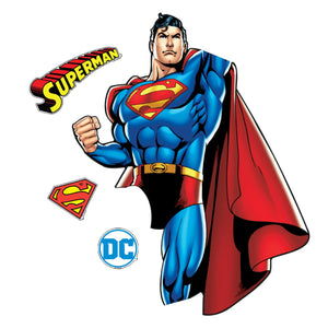 Superman Movable Vinyl DIY Wall Art Stickers Set - Walls, Windows, Doors