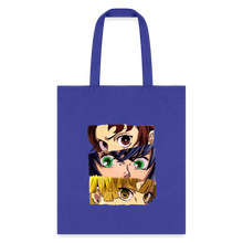 The 'Demon Slayer' Trio Tote Bag - royal blue