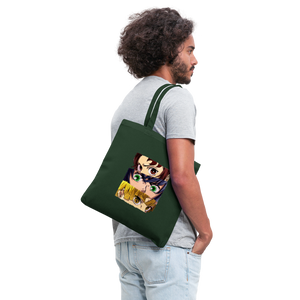 The 'Demon Slayer' Trio Tote Bag - forest green