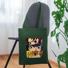 The 'Demon Slayer' Trio Tote Bag - forest green