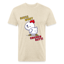 Cluckin' Surprise: The 'Guess What' Chicken Butt Tee T-Shirt - heather cream