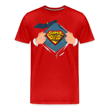 Super Dad: The Ultimate Father's Day Tee Tribute Men's Premium T-Shirt - red