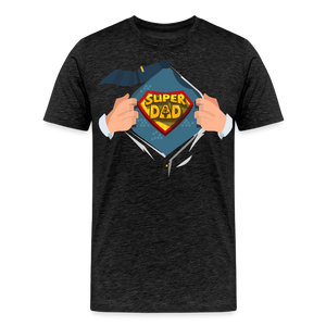 Super Dad: The Ultimate Father's Day Tee Tribute Men's Premium T-Shirt - charcoal grey