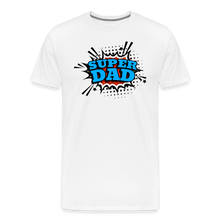 Defender of the Dad-verse: The 'Super Dad' Odyssey Tee Men's Premium T-Shirt - white