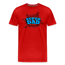 Defender of the Dad-verse: The 'Super Dad' Odyssey Tee Men's Premium T-Shirt - red