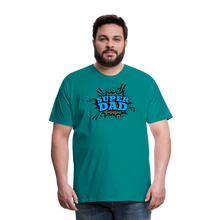 Defender of the Dad-verse: The 'Super Dad' Odyssey Tee Men's Premium T-Shirt - teal