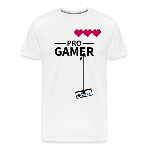 Elevate Your Game: The 'Pro Gamer' T-Shirt - white