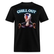 Chill Out Meditation Graphic T-Shirt - Unisex Mindfulness and Relaxation Tee for Men and Women - black