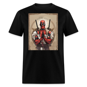 Deadpool Marvel Jesus T-Shirt - Funny Superhero Graphic Tee for Men and Women - black