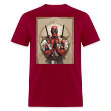 Deadpool Marvel Jesus T-Shirt - Funny Superhero Graphic Tee for Men and Women - dark red