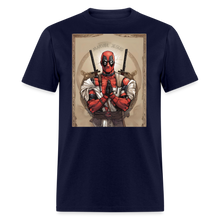 Deadpool Marvel Jesus T-Shirt - Funny Superhero Graphic Tee for Men and Women - navy