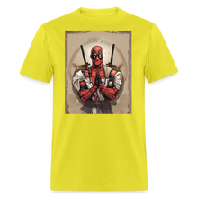 Deadpool Marvel Jesus T-Shirt - Funny Superhero Graphic Tee for Men and Women - yellow