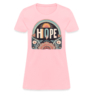 Women's Inspirational 'Hope' Shirt – Comfort Meets Style - pink