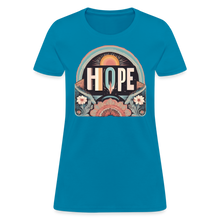 Women's Inspirational 'Hope' Shirt – Comfort Meets Style - turquoise