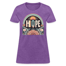 Women's Inspirational 'Hope' Shirt – Comfort Meets Style - purple heather