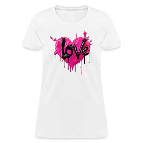 Women's Express Yourself 'LOVE' Shirt - white