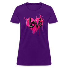 Women's Express Yourself 'LOVE' Shirt - purple