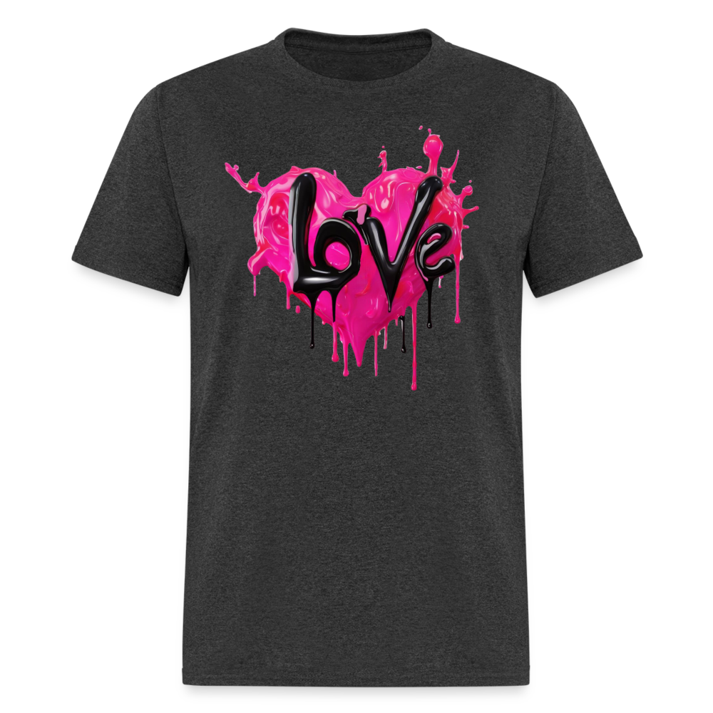 Express Yourself 'LOVE' Shirt - heather black