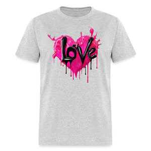 Express Yourself 'LOVE' Shirt - heather gray