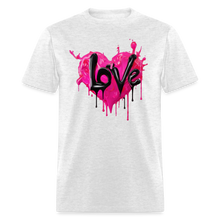 Express Yourself 'LOVE' Shirt - light heather gray