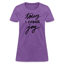 'Today I Choose Joy' T-Shirt – Spread Positivity in Style - purple heather