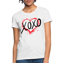 Women's XOXO Graphic Tee - Trendy & Comfortable - white