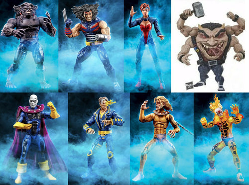 X-Men Marvel Legends Age of Apocalypse Collection - Sugar Man BAF Series Bundle (7 Items)