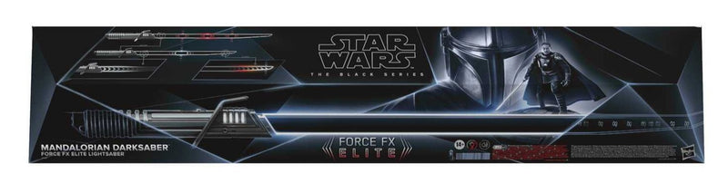 Star Wars The Black Series Mandalorian Darksaber Force FX Elite Lightsaber,  Advanced LEDs, Sound Effects, Adult Roleplay - Star Wars