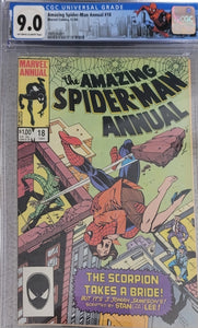 Amazing Spider-Man (1963 1st Series) Annual #18 CGC 9.0 Scorpion Appearance