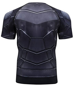 Men's Vengeance Fitness Shirt Sonic Compression Short Sleeve Sports Bat T-Shirt