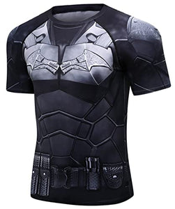 Men's Vengeance Fitness Shirt Sonic Compression Short Sleeve Sports Bat T-Shirt