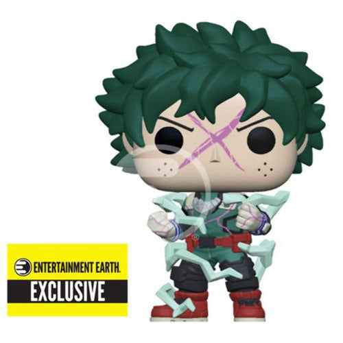 Funko Anime: My Hero Academia - Deku Full Cowl (Izuku Midoriya) Glow-in-The-Dark Pop! Vinyl Figure (Includes Compatible Pop Box Protector Case)