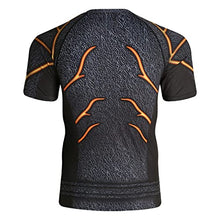 Lighting Bolt Mens 3D Digital Printing Short Sleeve T-Shirt