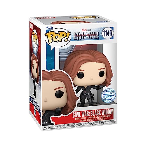 Funko Pop! Marvel: Captain America: Civil War Build A Scene - Black Widow, Amazon Exclusive, Figure 4 of 12