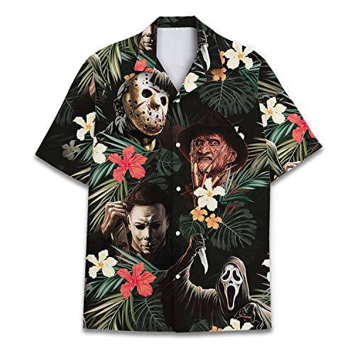 Vintage Halloween Funny Hawaiian Shirt - Shibtee Clothing