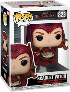 POP Marvel: WandaVision - The Scarlet Witch Funko Pop! Vinyl Figure (Bundled with Compatible Pop Box Protector Case)